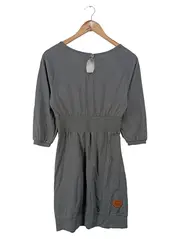 Vorschaubild 2 von Damen Freizeitkleid Gr. 36/S Grau Casual Streetwear Baumwolle