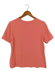 Vorschaubild 2 von Damen T-Shirt Gr. 38/M Orange mit floralem Muster & Strass