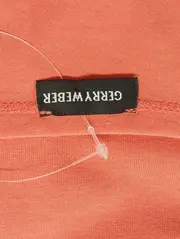 Vorschaubild 3 von Damen T-Shirt Gr. 38/M Orange mit floralem Muster & Strass