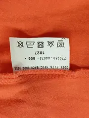 Vorschaubild 4 von Damen T-Shirt Gr. 38/M Orange mit floralem Muster & Strass