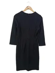 Vorschaubild 2 von Businesskleid Damen Elegant Schwarz 3/4 Arm Gr. 36 S Etuikleid Büro