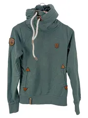 Vorschaubild 1 von Damen Kapuzenpullover Hoodie Gr. 34/XS Grün Casual Streetwear