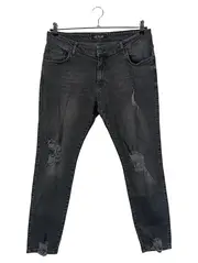 Vorschaubild 1 von Herren Destroyed Jeans Grau W32/48/M Casual Streetwear