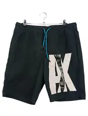 Vorschaubild 1 von AX ARMANI EXCHANGE Herren Badeshorts Gr. 48/M Schwarz Logo-Print