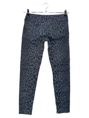 Vorschaubild 2 von Damen Jeans Slim Fit W27/36/S Grau Animal-Print Reißverschluss