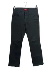 Vorschaubild 1 von Damen Stoffhose Gr. 38 M Schwarz Casual Klassisch Baumwolle