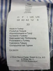 Vorschaubild 5 von Damen Stoffhose Gr. 38 M Schwarz Casual Klassisch Baumwolle