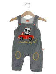 Vorschaubild 1 von Einteiler Baby Strampler Grau Gr. 62 Panda Auto Jungen