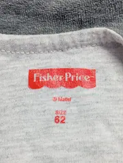 Vorschaubild 3 von Einteiler Baby Strampler Grau Gr. 62 Panda Auto Jungen