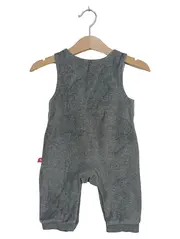 Vorschaubild 2 von Einteiler Baby Strampler Grau Gr. 62 Panda Auto Jungen