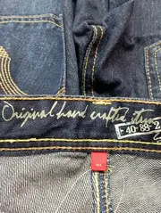 Vorschaubild 3 von Damen Jeans Straight Leg W29/38 Blau Casual Baumwolle