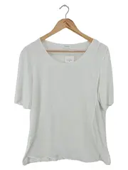 Vorschaubild 1 von Damen T-Shirt Weiß Einheitsgröße Basic Casual Oberteil