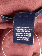 Vorschaubild 4 von Damen Freizeitkleid Rot Gr. 38;M Klassisch Elegant Viskose