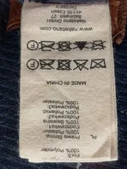 Vorschaubild 4 von Damen Sweatjacke Gr. 38/M Blau Grafisches Muster Kapuze