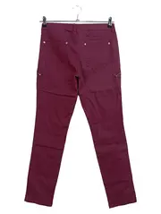 Vorschaubild 2 von Damen Jeans Straight Leg 38 Rot Casual Reißverschluss
