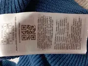 Vorschaubild 4 von Kinder Mädchen Pullover Gr. 116 Blau Streetwear Logo-Print