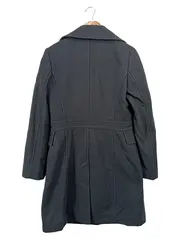Vorschaubild 2 von Damen Wollmantel Gr. 38/M Grau Klassisch Elegant Wintermantel