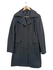 Vorschaubild 1 von Damen Wollmantel Gr. 38/M Grau Klassisch Elegant Wintermantel