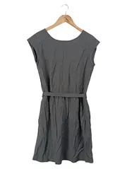 Vorschaubild 1 von MARC O POLO Damen Strickkleid Gr. 38/M Grau Wickelkleid Viskose Elegant