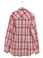 Vorschaubild 2 von Damen Hemdbluse Kariert Mehrfarbig Gr. 34/XS Langarm Casual
