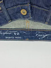 Vorschaubild 3 von LEVIS Damen Jeans Straight Leg W24/32 Blau Klassisch Demi Curve