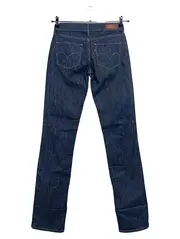 Vorschaubild 2 von LEVIS Damen Jeans Straight Leg W24/32 Blau Klassisch Demi Curve