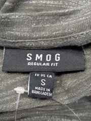 Vorschaubild 3 von Herren Langarmshirt Gr. 46/S Grün Melierter Baumwolle Casual Basic