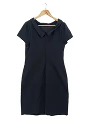 Vorschaubild 2 von Businesskleid Damen Gr. 40/L Schwarz Klassisch Elegant Kurzarm