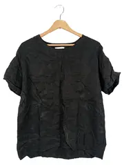 Vorschaubild 1 von MOSS COPENHAGEN Damen Top S/36 Schwarz Cupro Klassisch Elegant Minimalistisch
