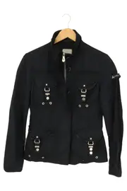 Vorschaubild 1 von Damen Outdoorjacke Gr. 34/XS Blau Elegant Preppy Urban