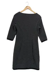 Vorschaubild 2 von Businesskleid Damen Gr. 36/S Schwarz Klassisch Elegant 3/4-Arm