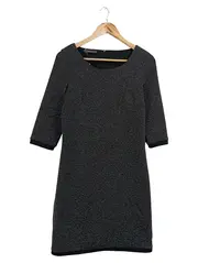 Vorschaubild 1 von Businesskleid Damen Gr. 36/S Schwarz Klassisch Elegant 3/4-Arm