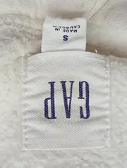 Vorschaubild 3 von Kapuzenpullover Damen Gr. 36/S Weiß Casual Hoodie Logo Print