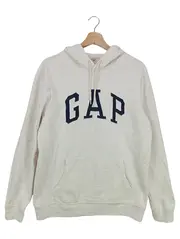 Vorschaubild 1 von Kapuzenpullover Damen Gr. 36/S Weiß Casual Hoodie Logo Print
