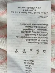 Vorschaubild 5 von Pullover Damen Gr. 34/XS Weiß Gestreift Langarm Casual Basic