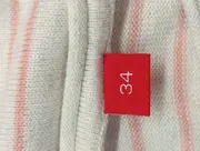 Vorschaubild 4 von Pullover Damen Gr. 34/XS Weiß Gestreift Langarm Casual Basic