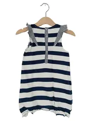 Vorschaubild 2 von WEEKEND A LA MER Sommerkleid Kinder Gr. 86 Blau Gestreift Maritim Rüschen