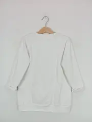 Vorschaubild 3 von Kinder Sweatshirt Gr. 104 Weiß Casual Blumenprint