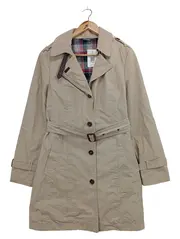 Vorschaubild 1 von Damen Trenchcoat Gr. 38/M Beige Klassisch Elegant Baumwolle