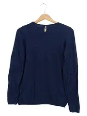 Vorschaubild 2 von Pullover Damen Gr. 36/S Blau Spitze Langarm Casual