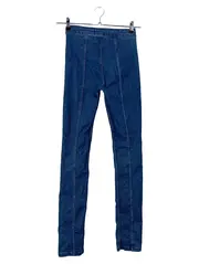 Vorschaubild 4 von Damen Jeans Slim Fit Gr. 36 S W28 Blau Casual mit Schlitzen