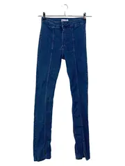 Vorschaubild 2 von Damen Jeans Slim Fit Gr. 36 S W28 Blau Casual mit Schlitzen