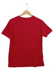 Vorschaubild 2 von Herren T-Shirt Rot Gr. 46/S mit Schriftzug Casual
