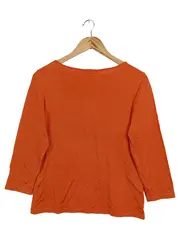 Vorschaubild 2 von Langarmshirt Damen Gr. 38/M Orange Basic Casual