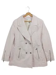 Vorschaubild 1 von Damen Übergangsmantel Rosa Einheitsgröße Klassisch