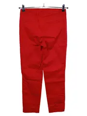 Vorschaubild 2 von Damen Stoffhose Gr. 34 XS Rot Klassisch Business Elegant