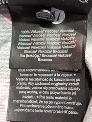 Vorschaubild 5 von Damen Bluse Schwarz Florales Muster Gr. 38/M Casual Feminin Viskose