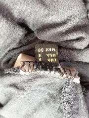 Vorschaubild 5 von Damen Freizeitkleid Leinen Gestreift Gr. 36/S Maritim