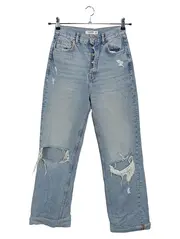 Vorschaubild 1 von Damen Destroyed Jeans W28/36 S Blau High Waist Casual Baumwolle