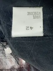 Vorschaubild 4 von GEISSLER Damen Blazer 42/L Mehrfarbig Vintage Retro Grafisch Viskose Jacke